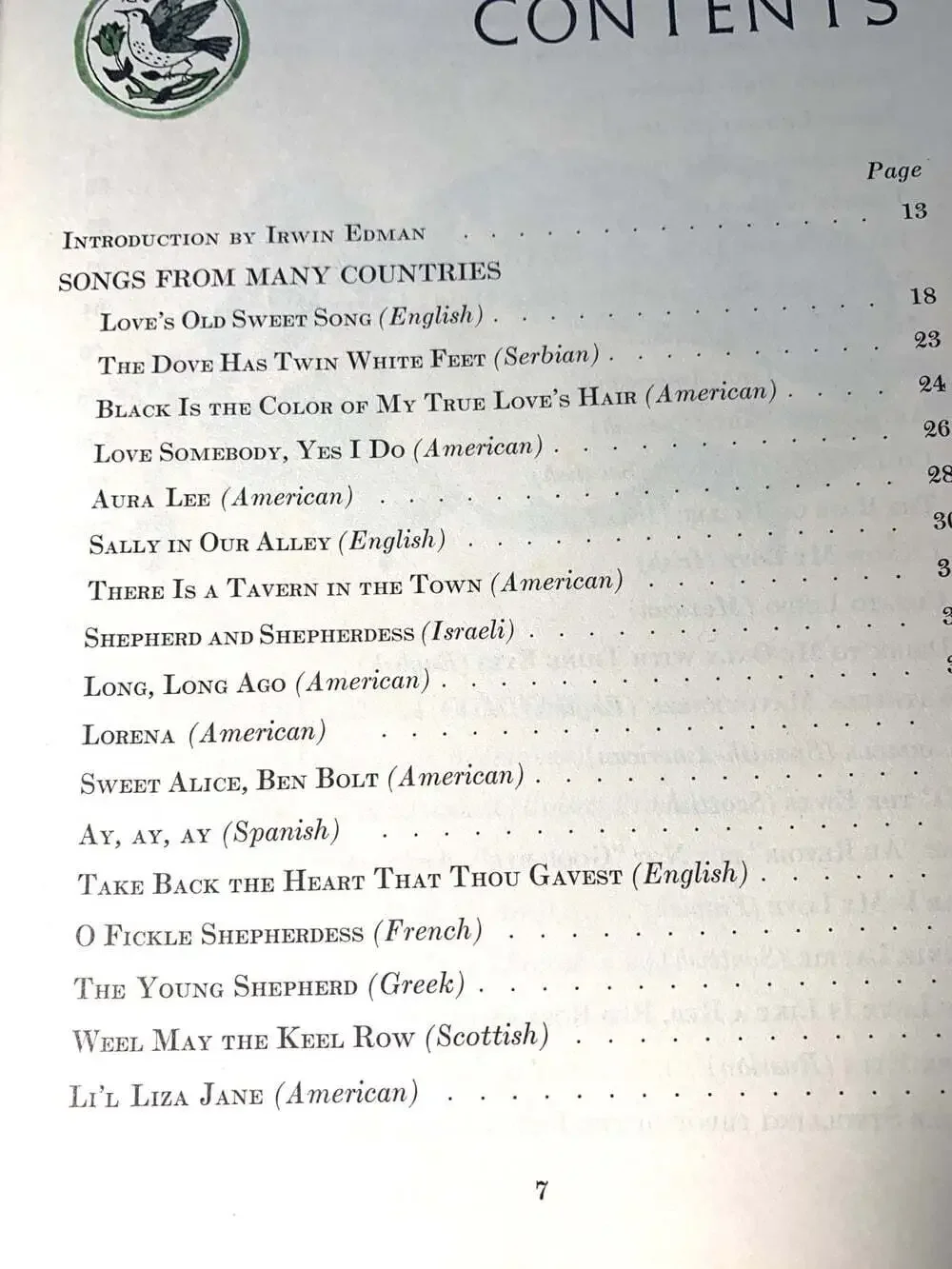 Fireside Book of Love Songs sheet music book